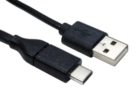 Produktfoto 1 von RS PRO Stecker RS PRO IC-Buchse USB-Kabel, USB Typ C Stecker / USB Typ A, 2 m USB 2.0 Schwarz