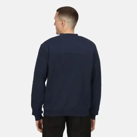Produktfoto 1 von Regatta Professional TRF686 Herren Sweatshirt, 35 % Baumwolle, 65 % Polyester Marine, Größe S