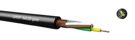 Produktfoto 1 von Kabeltronik 3407 Mehrkern-Industriekabel, 8-paarig 0.1 mm² 100 m Ø 4.6 mm Polyvinylchlorid isoliert Schwarz