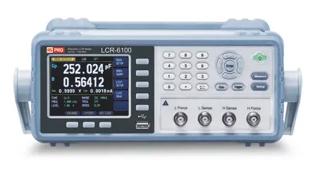 Produktfoto 1 von RS PRO LCR-6100 Werkbank LCR-Messgerät 9.9 mF 99 mΩ 9999 h, 100 kHz LCD