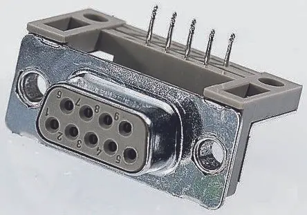 Provertha 023 D-Sub-Steckverbinder gewinkelt, 37-polig 2.84 mm Raster, Durchsteckmontage Stecker, mit Führungsrahmen