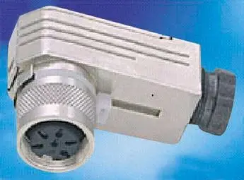 Produktfoto 1 von Amphenol Industrial signalmate C091 M16 DIN-Buchse gewinkelt 8-polig, 100V 5A IP67 Kabel, Schrauben