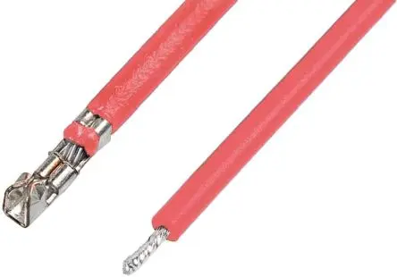 Produktfoto 1 von Molex PicoBlade 79758 Crimpdraht Nicht abgeschlossen, Rot, 150 mm