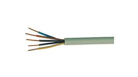 Produktfoto 1 von Kabeltronik NYM Mehrkern-Industriekabel, 5-paarig 1.5 mm² 100 m Ø 9.1 mm Polyvinylchlorid isoliert Grau