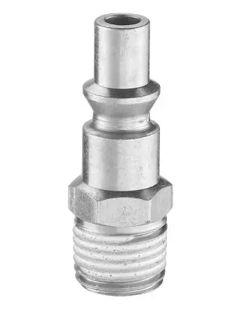 Produktfoto 1 von PREVOST Stecker für pneumatische Schnellkupplung, Behandelter Stahl 1/4 in Stecker, BSP