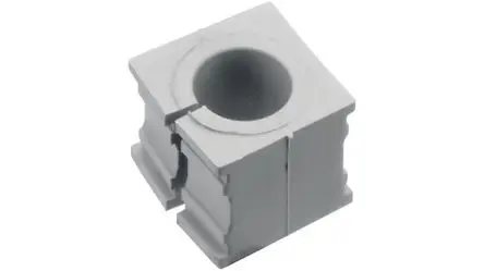 Produktfoto 1 von Icotek Kabeltülle 5 mm, Typ Kabeltülle bis Ø 6 mm Elastomer Grau -40 °C min. 90 °C max.