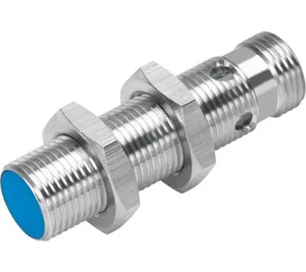 Produktfoto 1 von Festo SIEH M12 Induktiver Näherungssensor, Gewinderohr PnP / 200mA 6 mm, IP67, IP69K 30 V dc