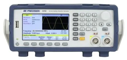 BK Precision 4078C Arbiträr-Funktionsgenerator mit LCD-Hintergrundbeleuchtung 30 MHz 2, 1 MHz / 20 mV ss, USB, LAN,