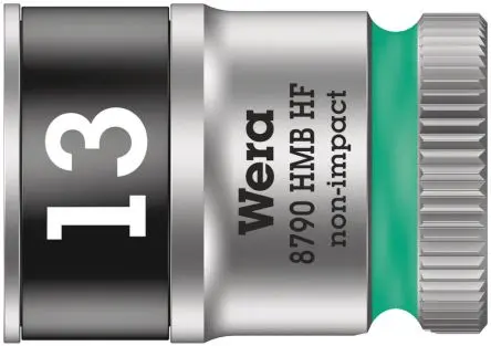 Produktfoto 1 von Wera 3/8 in 6-Kant Buchse SW 7 mm Sechskant x 29mm
