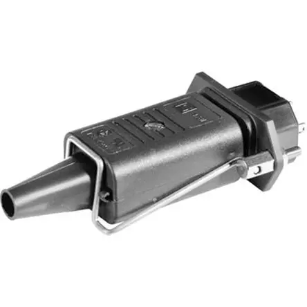 Produktfoto 1 von Schurter Stecker Kabelhalterung-Zugentlastung für Kabelzugentlastung Schwarz IP67, IP69K