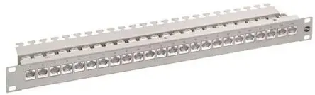 Produktfoto 1 von HARTING 2082405 Serie RJ-Rangierfeld 24 Anschl. RJ45, 1 U, Weiß