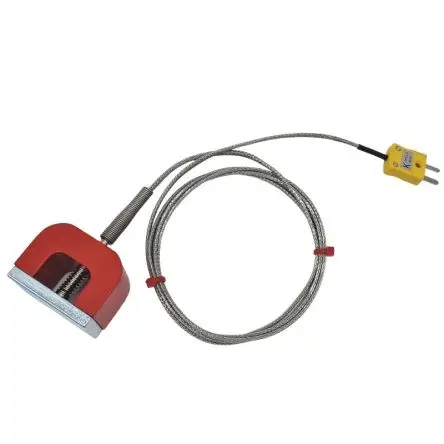 Produktfoto 1 von RS PRO Magnet Thermocouple Edelstahl Hufeisen-Magnet-Thermoelement Typ K, Ø 30 mm x 3 m -50 °C → 250 °C