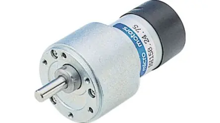 Produktfoto 1 von Micro Motors RH158 Gleichstrommotor Gleichstrommotor bis 20 Ncm 75:1, 24V, 140U/min, Wellen-Ø 6 mm, 39.6mm x 95 mm x