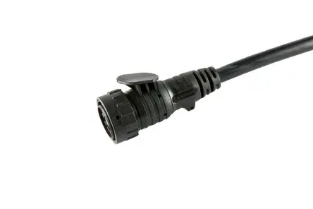 Produktfoto 1 von Amphenol Industrial 48.8 mm Standard Rundsteckverbinder Buchse 9-polig Buchse 40A Kabel IP66, IP69K