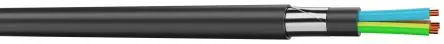 Produktfoto 1 von AXINDUS U1000 RVFV Bewehrte Kabel, 5-adrig Schwarz, 100 m, Polyvinylchlorid 60 °C
