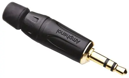 Produktfoto 1 von Amphenol Industrial Klinkenstecker 3.5 mm Gerade Kabel Stecker 1 Stereo 15A Lot
