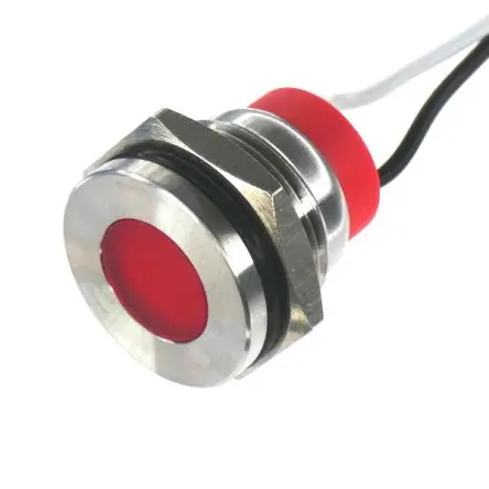 CML PL14SL Edelstahl-Panel-Leuchte Blau Panel-LED, Draht 240V 14 mm, IP67