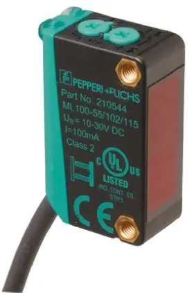 Produktfoto 1 von Pepperl + Fuchs ML100 Kubisch Optischer Sensor, Diffus, NPN Ausgang