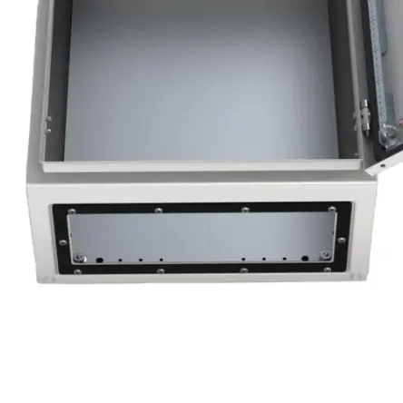 Produktfoto 1 von nVent HOFFMAN Schirmanschlussplatte Weichstahl Ag 4 mm 86 mm 340mm