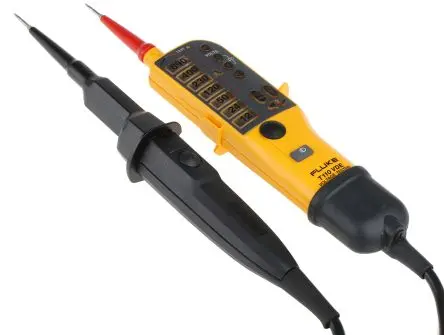 Produktfoto 1 von Fluke T110 Digital Spannungsprüfer, 690V ac/dc max. Durchgangsprüfung Batterie CAT III, CAT IV