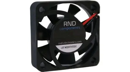 Produktfoto 1 von RND Axiallüfter, 24V dc / 4.8 W 200 mA, 18.7 cfm 40 mm 40mm 28 mm