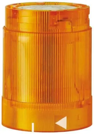 Produktfoto 1 von Werma 848 LED Signalleuchte Filament/Warnsummer-Licht 230V ac Gelb AC IP54, 50 mm x 67 mm