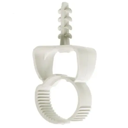 Produktfoto 1 von nVent CADDY Kabelbündelclip Klemme Polypropylen Weiß