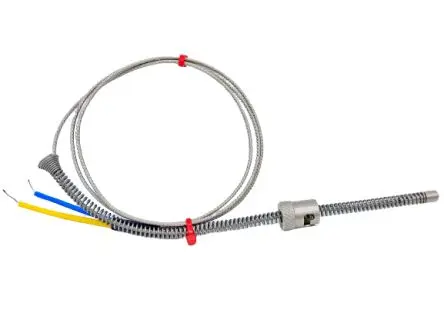 Produktfoto 1 von RS PRO Edelstahl Bajonett-Thermoelement verstellbar Typ Typ J, Ø 6 mm x 1 m -60 °C → 350 °C