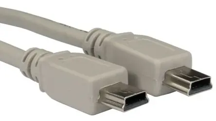 Produktfoto 1 von RS PRO Stecker RS PRO IC-Buchse USB-Kabel, Mini-USB Typ A Stecker / Mini-USB Typ A, 1 m USB 2.0 Beige