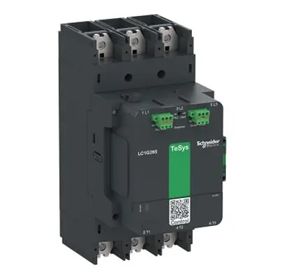 Produktfoto 1 von Schneider Electric TeSys TeSyS G Leistungsschütz 130 V-Spule, 3 -polig , 1 kV / 400 A 30 W 3 NO (Schließer)