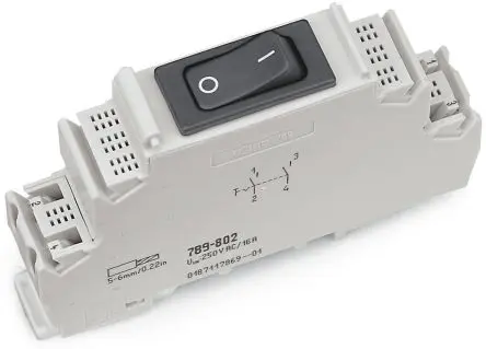 Produktfoto 1 von WAGO Schutzschalter 16A 250V ac
