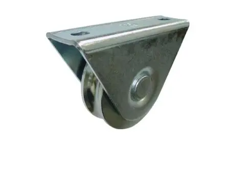 Produktfoto 1 von Guitel Hervieu Feststehend Rolle, Rad ø 80 mm, 200 kg, Ges H. 86 mm, Rad B. 24 mm, Stahl