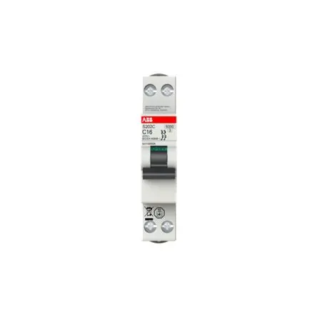 Produktfoto 1 von ABB S200C Miniaturüberlastschalter Typ C, Pol 2-polig 25A 415V ac, Abschaltvermögen 6 kA S200C