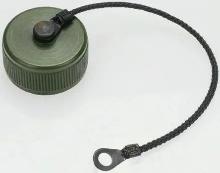 Produktfoto 1 von Amphenol Limited 418 Buchse Staubkappe Größe 11 Zink Kobalt über Nickel / MIL-DTL-38999
