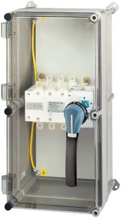 Produktfoto 1 von Socomec 4215 Trennschalter ohne Sicherung 4-polig Panel 0A Blau IP55 3-phasig