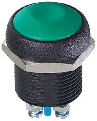 Produktfoto 1 von APEM IR Druckschalter Tastend Panel Ø 16 mm, SPST / 4A 48 V dc 250 V ac, IP67
