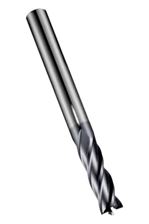 Produktfoto 1 von Dormer Carbid Schaftfräser 4-schneidig, Ø 2 mm 3mm x 38mm/ Schnittlänge 6 mm