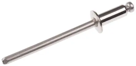 Produktfoto 1 von POP Blende Niet, Ø 4 mm x 10.2 mm, Edelstahl, 4.2 mm aus Edelstahl
