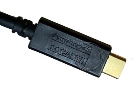 Produktfoto 1 von Amphenol Socapex Stecker USB-Kabel, USB Typ C Stecker / USB Typ C, 1 m USB Typ C