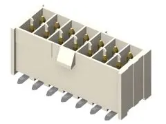 Produktfoto 1 von Samtec IPL1 Leiterplattenleiste Gerade, 4-polig / 2-reihig, Raster 2.54 mm Raster Oberfläche, Kabel-Platine, Ummantelt