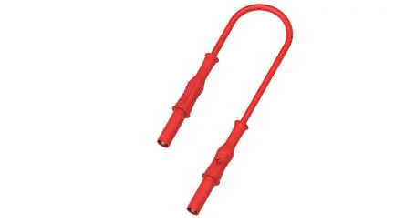 Produktfoto 1 von Electro PJP 4 mm Stecker Rot Bananenstecker, 1000V, 1500 V 36A