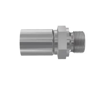 Produktfoto 1 von Parker, Hydraulikanschluss Stecker DIN aus Stahl, Starre schwere Serie Gerade