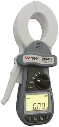 Produktfoto 1 von Megger DET24C LCD Erdungsprüfer, bis 1.5 kΩ CAT IV 600V, ISO-kalibriert