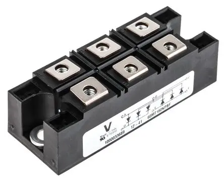 Produktfoto 1 von Vishay Brückengleichrichter-Modul 1600 V 500 A Panel 1.55 V INT-A-pak Einfach 6-Pin 10 mA
