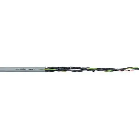 Produktfoto 1 von Igus Chainflex CF130.UL Steuerkabel, 12-adrig 0.25mm² 24 AWG Grau Ungeschirmt, 25 m, Thermoplastisches Elastomer