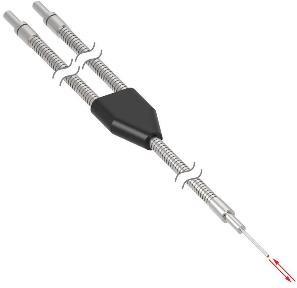 Produktfoto 1 von Banner Glasfaser NPN/PNP LWL-Sensor 36 mm Glasfasersensor IP40 1 ms
