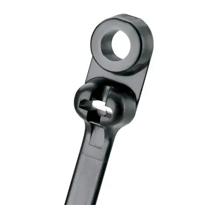 Produktfoto 1 von Panduit Dome-Top Nylon Kabelbinder Nicht lösbar Weiß 4.7mm x 216 mm