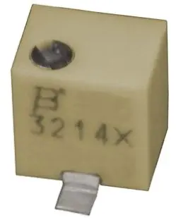 Bourns 3214 5-Gang Oberfläche Trimm-Potentiometer, Einstellung von oben, 10 kΩ, 10 %, 0.25 W, Stift, L. 3.5 mm, L. 0.6