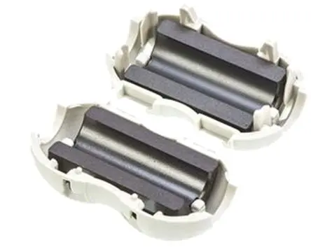 Produktfoto 1 von Würth Elektronik STAR-BUENO Ferrithülse, Typ Ferrit rastend, für Kabel-Ø 8.5 mm, 4W620, 200 @ 100MHz Zum Öffnen 24 mm 24
