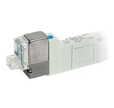 Produktfoto 1 von SMC 5/3-Wege SY3000 Vorgesteuertes Magnetventil M5, Elektromagnet-betätigt